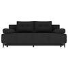 SCHLAFSOFA  in Velours Anthrazit  - Anthrazit/Schwarz, KONVENTIONELL, Textil/Metall (200/98/90cm) - Carryhome