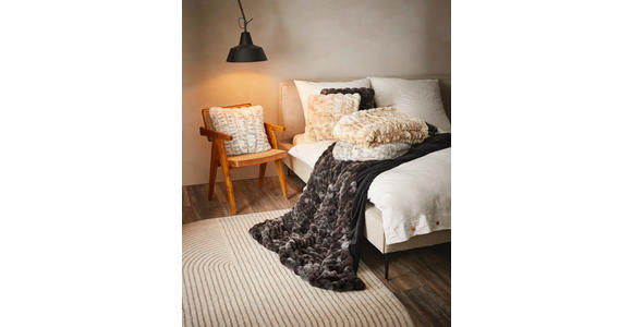 FELLDECKE BENGAL 150/200 cm - Silberfarben, Basics, Textil (150/200cm) - Novel