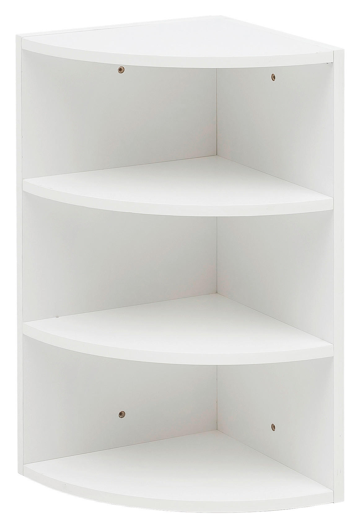 HÖRNHYLLA i 30/60/30 cm vit  - vit, Klassisk, trämaterial (30/60/30cm) - MID.YOU