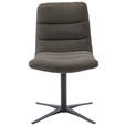 STUHL - Schwarz/Mokka, Design, Textil/Metall (52/88/66cm) - Dieter Knoll