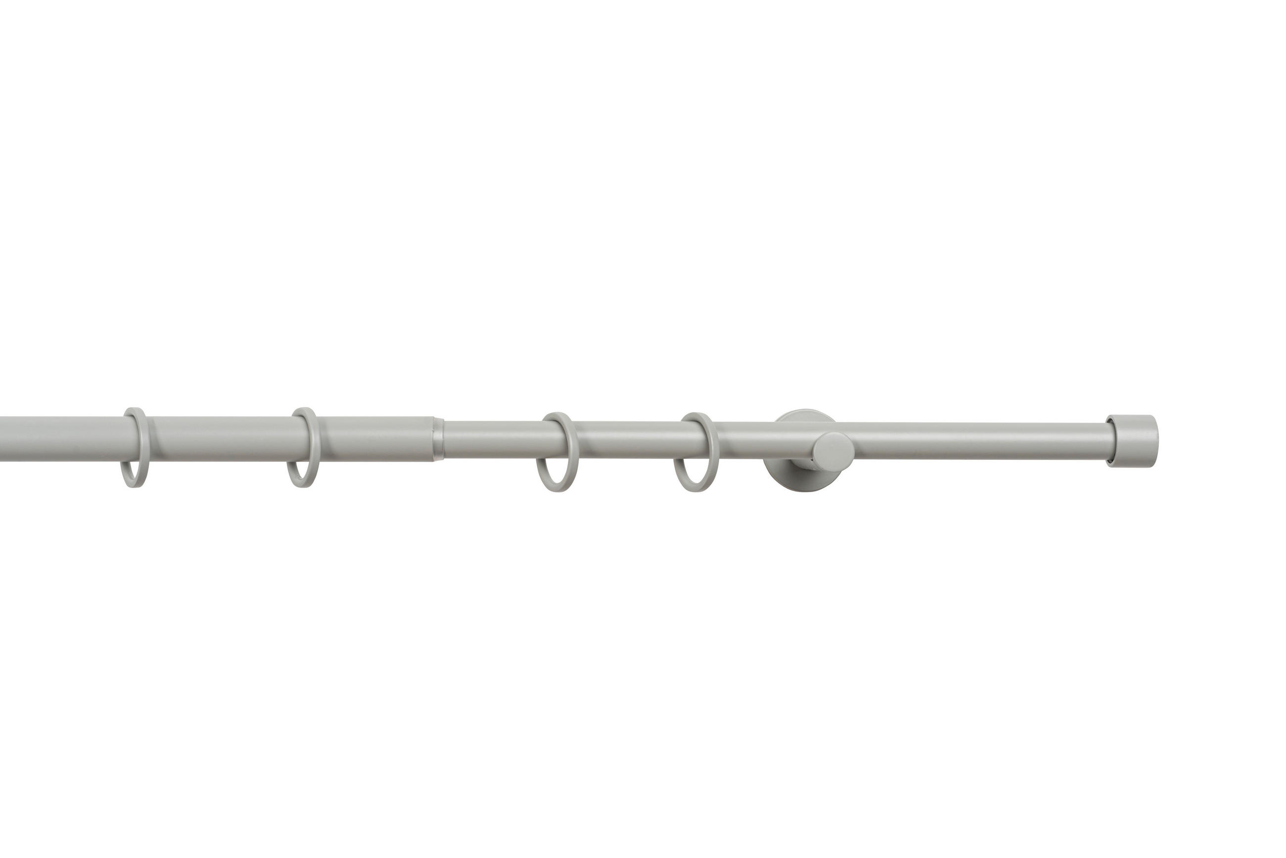 SET GALERIE PERDEA  - gri deschis, Basics, metal (160-280cm) - Homeware