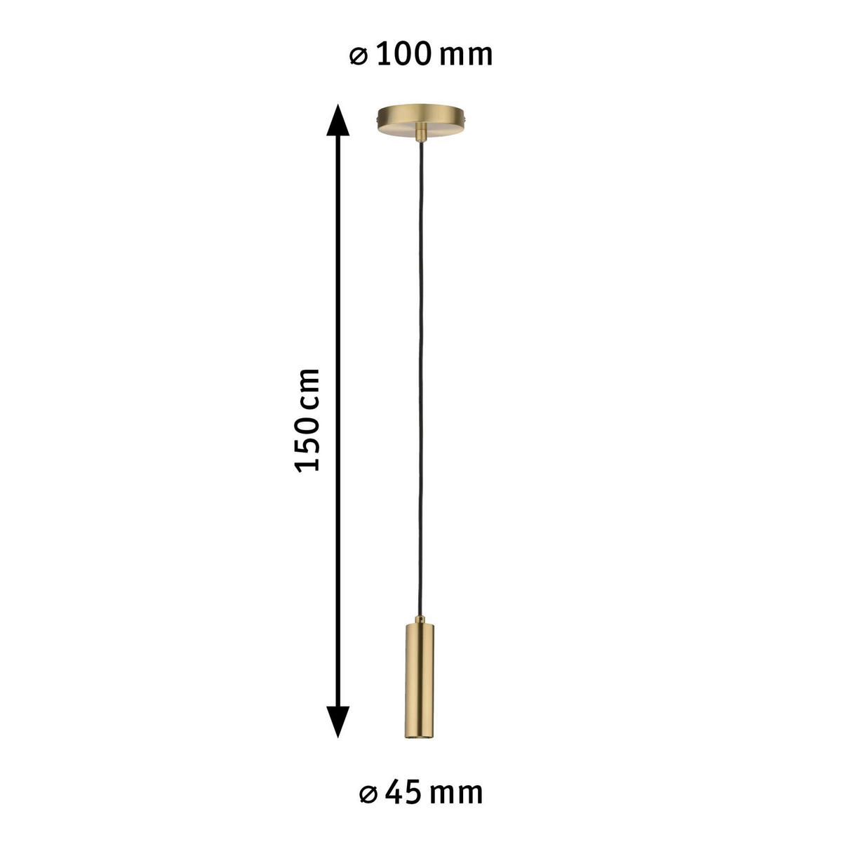 SCHNURPENDEL 79756 10/150 cm   - Basics (10/150cm) - Paulmann