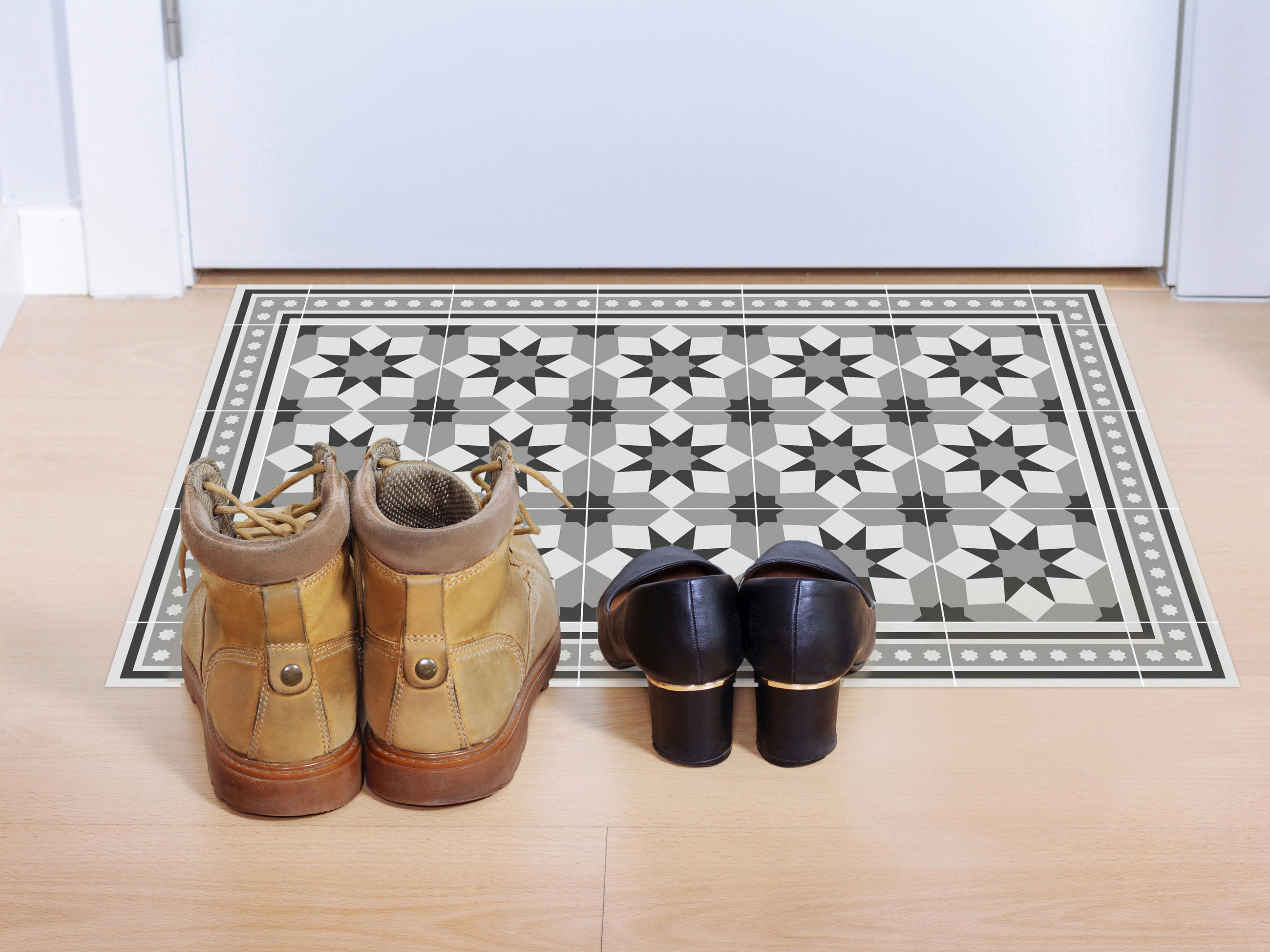 OUTDOORTEPPICH 40/60 cm Grau - Grau, Design, Kunststoff (40/60cm)