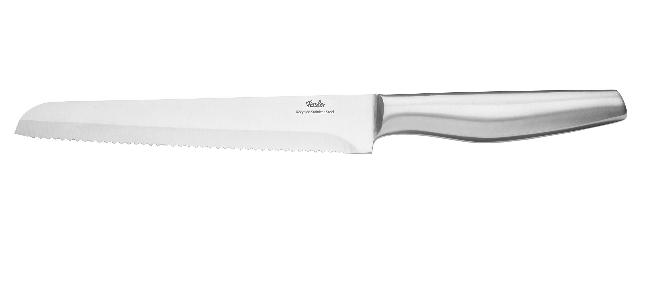 BROTMESSER Fissler Essential Edelstahl  - Edelstahlfarben, Basics, Metall (33/3,5/2,5cm) - Fissler