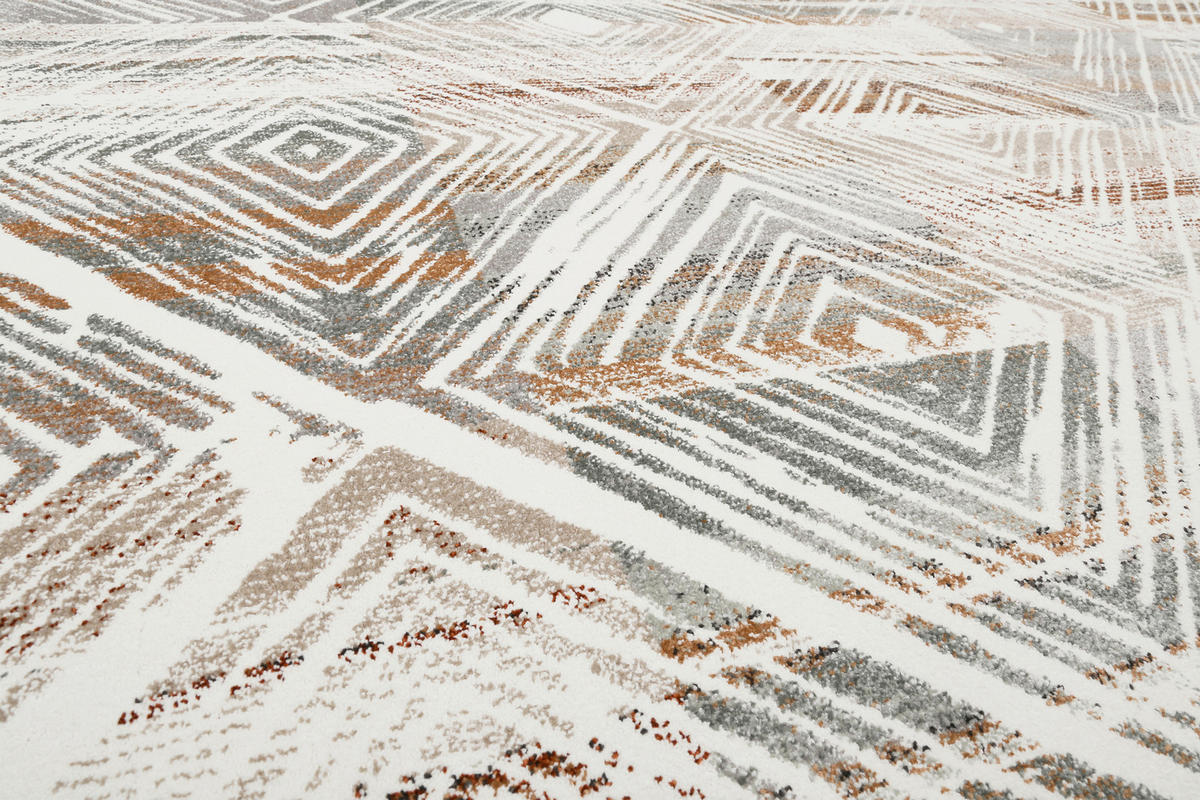 WEBTEPPICH 200/290 cm Cuba Grün, Multicolor, Rostfarben  - Rostfarben/Multicolor, Design, Textil (200/290cm) - Esprit