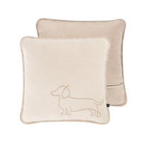 POTAH NA POLŠTÁŘ  50/50 cm - světle hnědá, Basics, textil (50/50cm) - Cawoe