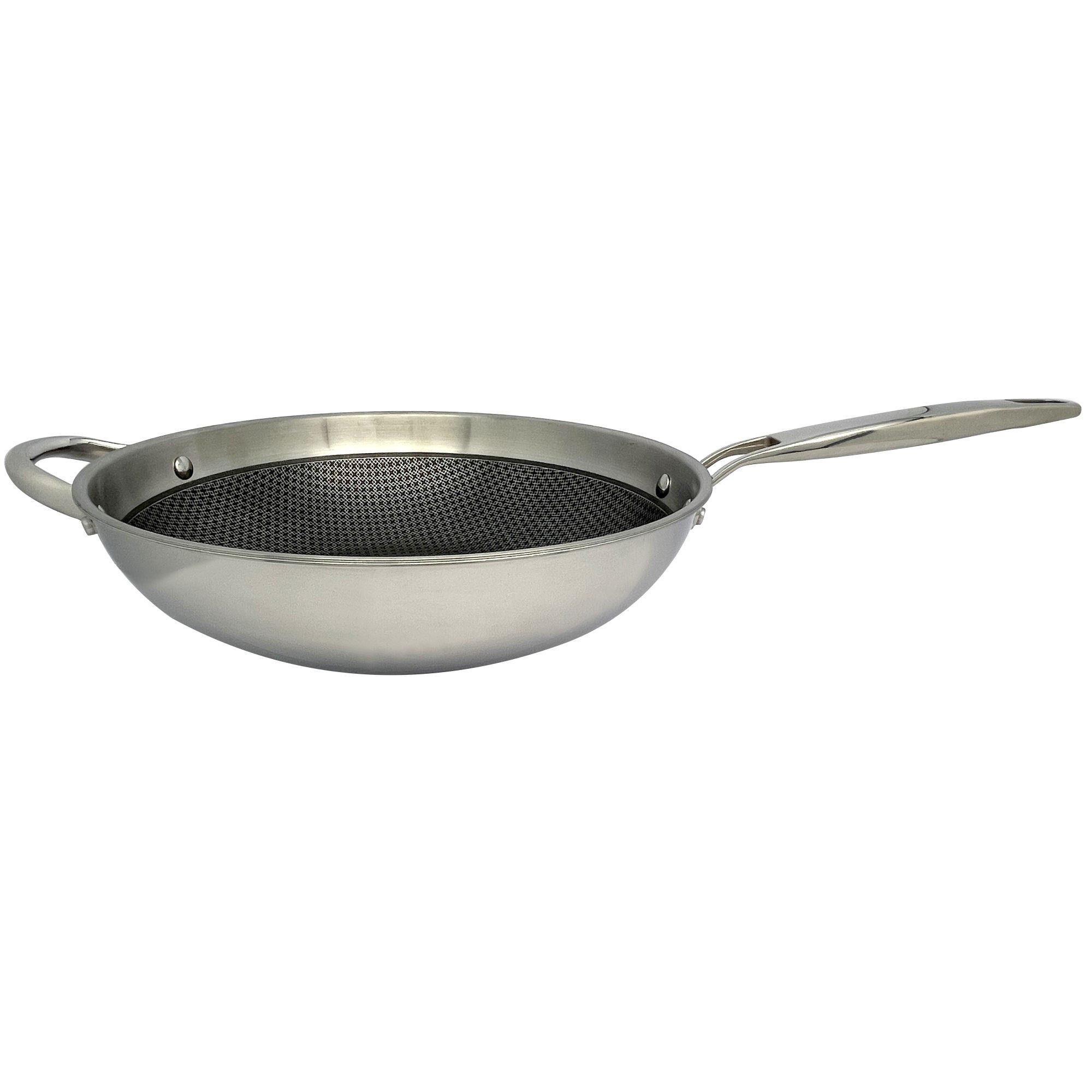 Homeware Profession. PÁNEV WOK, nepřilnavý povrch Greblon®, 30/8 cm