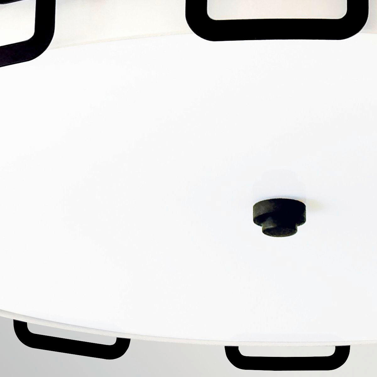DECKENLEUCHTE Hinkley 57/17,6 cm  - Schwarz, Design, Textil/Metall (57/17,6cm) - Elstead Lighting