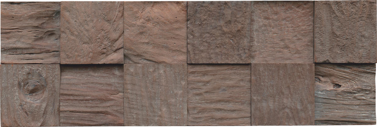 WANDVERKLEIDUNG - Grau, Basics, Holz (55.2/18.4/2cm)