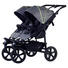 ZWILLINGSWAGEN TWIN TRAIL 2 - Schwarz/Grau, KONVENTIONELL, Textil/Metall (74/120/112cm) - TFK ZWILLINGSWAGEN TWIN TRAIL 2 - Schwarz/Grau, KONVENTIONELL, Textil/Metall (74/120/112cm) - TFK