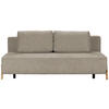 SCHLAFSOFA Struktur Greige  - Greige/Naturfarben, Design, Holz/Textil (211/88/102cm) - Niels Andersson