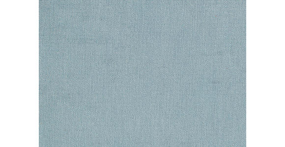 ECKSOFA in Velours Hellblau  - Chromfarben/Hellblau, Design, Textil/Metall (281/200cm) - Hom`in