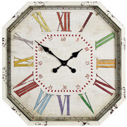 WANDUHR 60 cm - Multicolor, LIFESTYLE, Glas/Holz (60cm) - Ambia Home