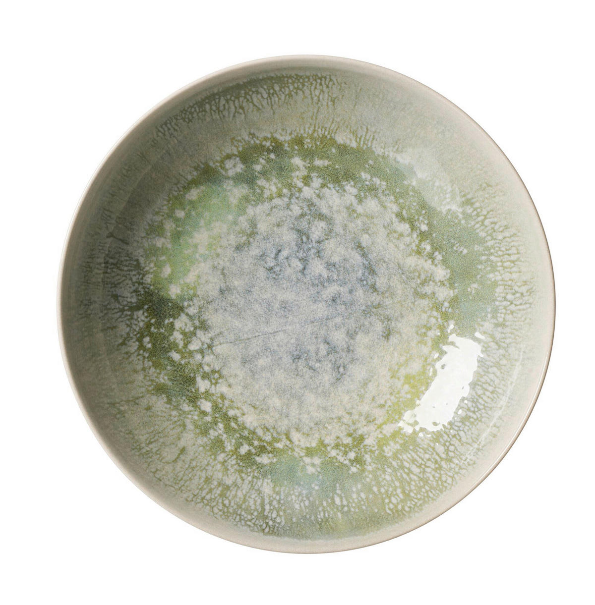 SUPPENTELLER Cecina Jade 21 cm   - Creme/Grün, Design, Keramik (21cm) - Ritzenhoff Breker