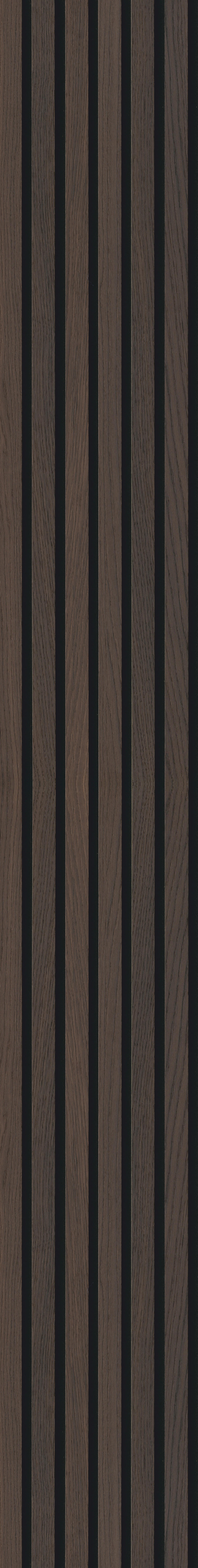 AKUSTIKPANEEL Echtholz 250/30 Echtholz Eiche dunkel acous Comfort  - Eiche dunkel, KONVENTIONELL, Holz/Kunststoff (250/30/1.1cm) - Novel