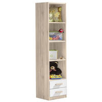 REGAL Weiß, Eichefarben  - Eichefarben/Weiß, Design, Holzwerkstoff/Kunststoff (47/197/38cm) - MID.YOU
