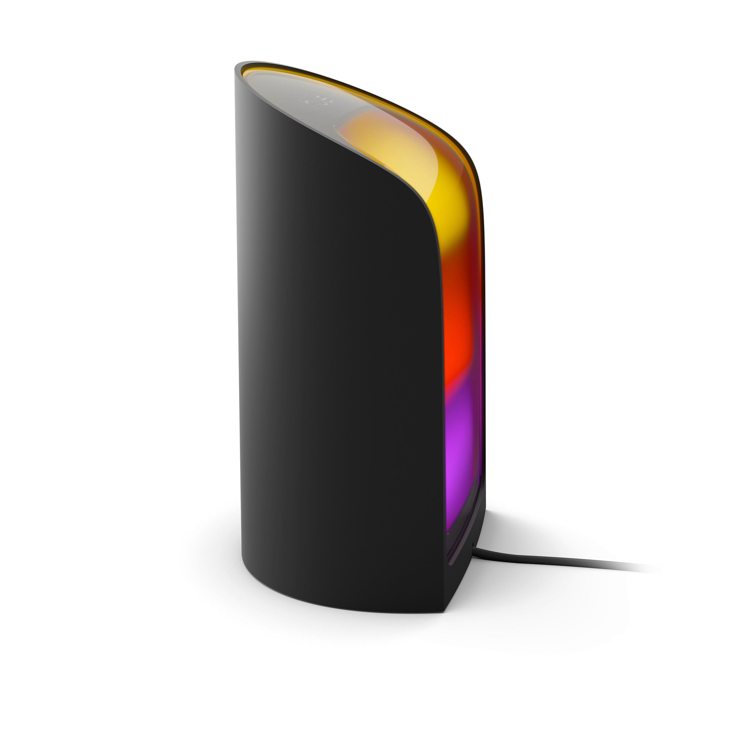 Philips HUE Led-Tischleuchte Schwarz 7.6x15.7x9.1 cm