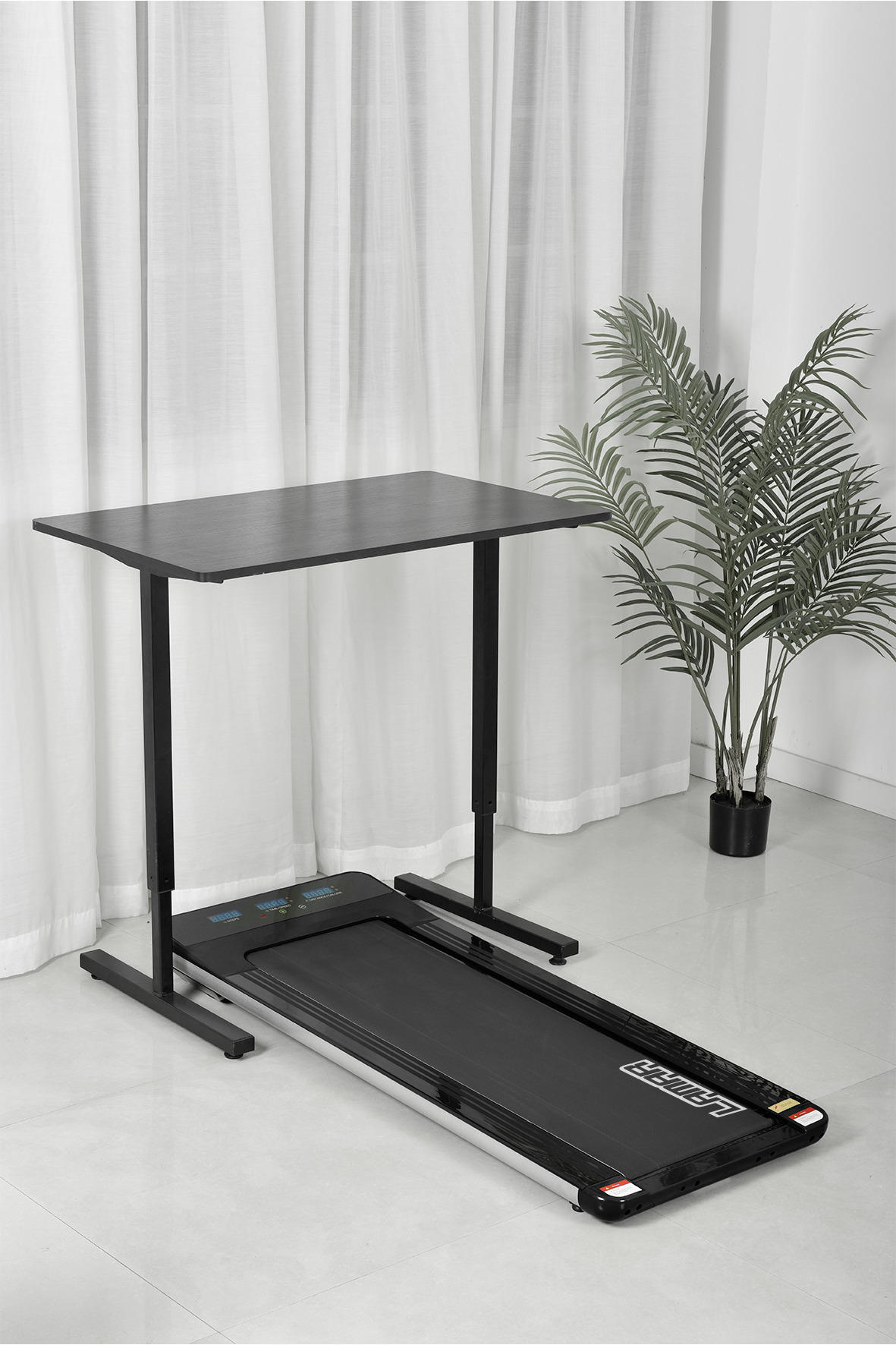 WALKING PAD WP 450 - Schwarz/Grau, KONVENTIONELL, Kunststoff/Metall (138/56/13cm) - Atrigo