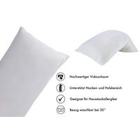 NACKENSTÜTZKISSEN  35/75 cm  - Weiß, Basics, Textil (35/75cm) - MID.YOU