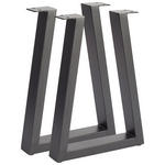 BANKGESTELL in  - Anthrazit, Design, Metall (6/45/26cm) - Waldwelt