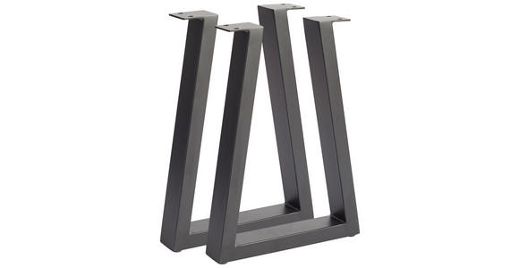 BANKGESTELL in  - Anthrazit, Design, Metall (6/45/26cm) - Waldwelt