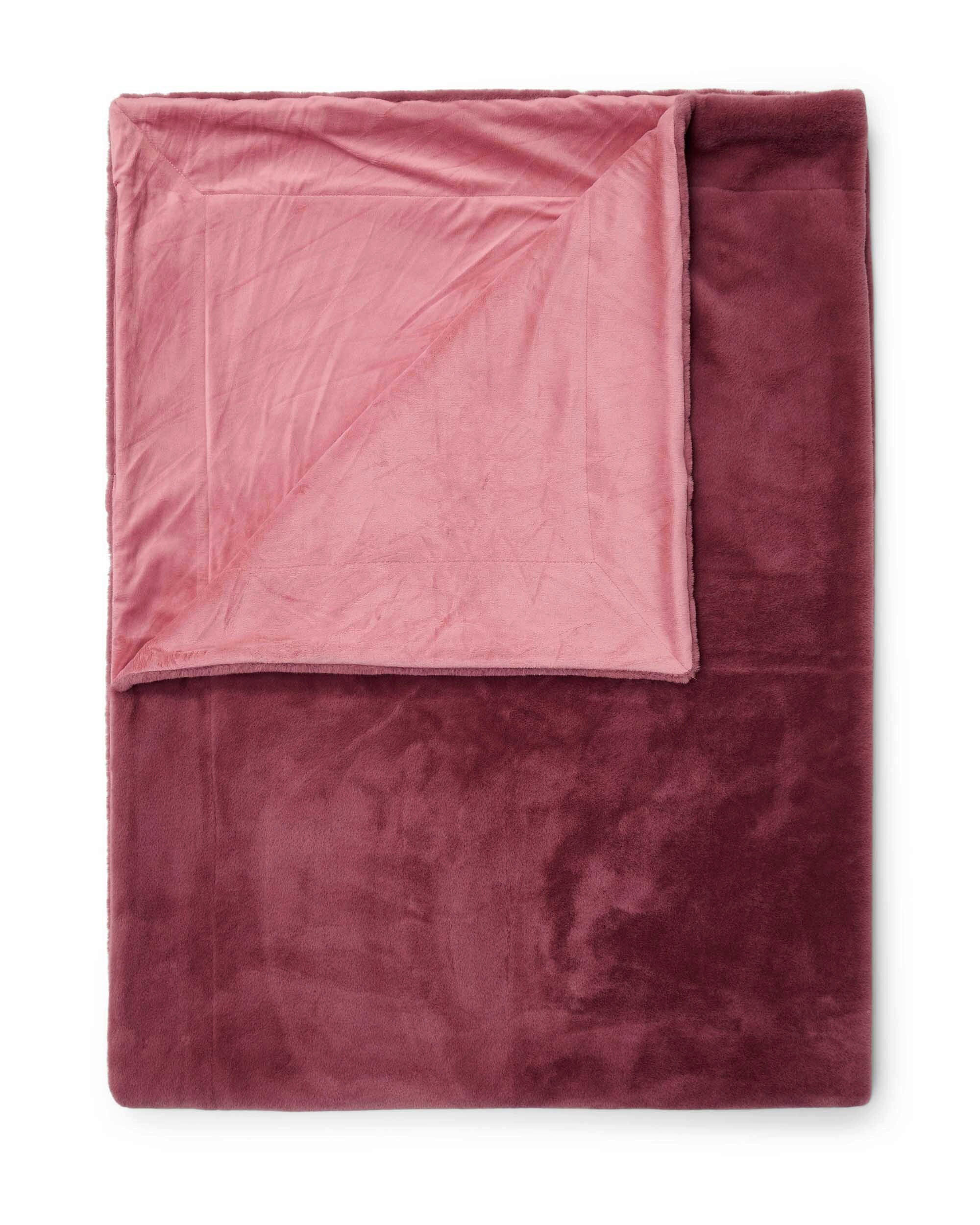 FELLDECKE 150/200 cm  - Pink, Basics, Textil (150/200cm) - Essenza