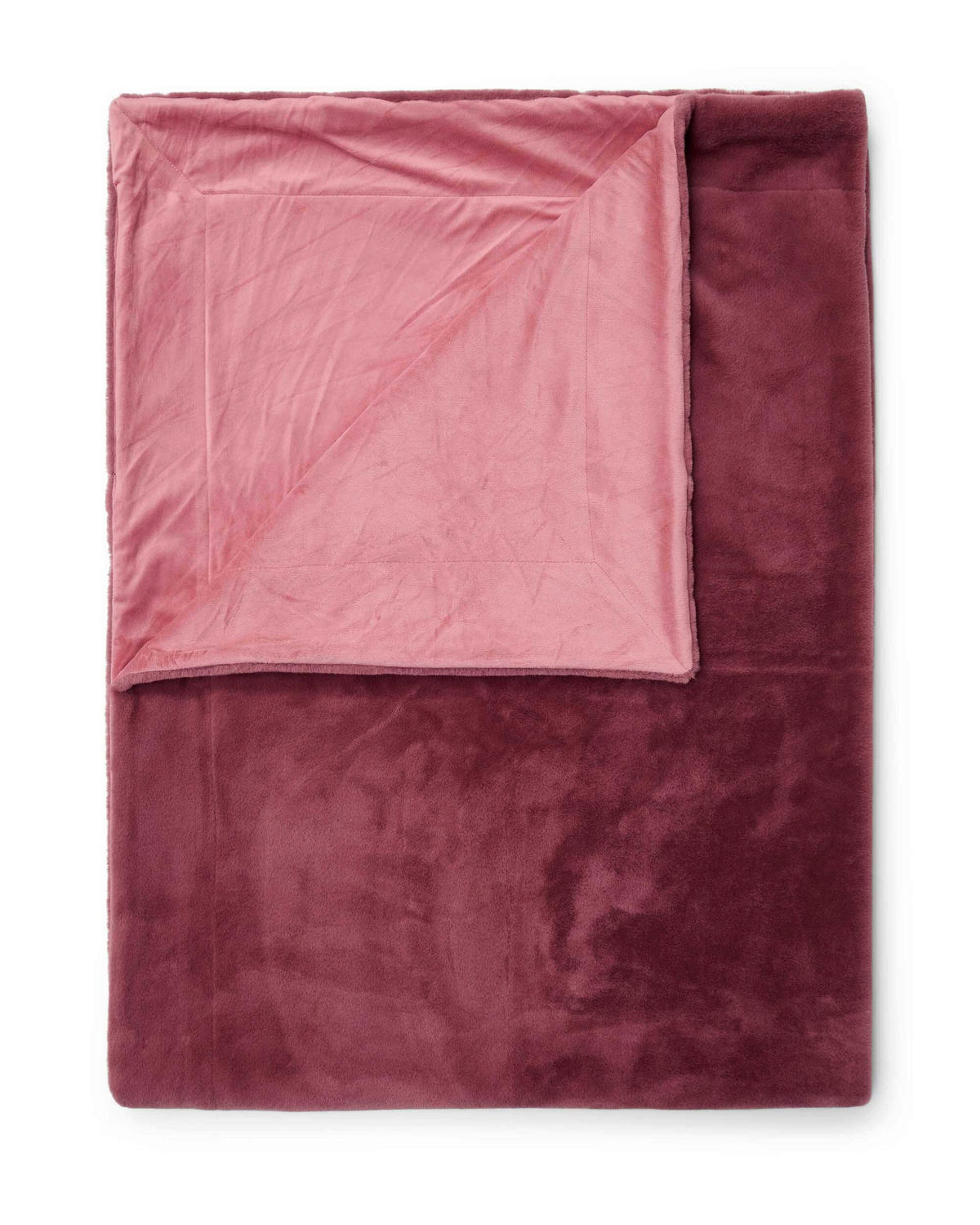 FELLDECKE 150/200 cm  - Pink, Basics, Textil (150/200cm) - Essenza
