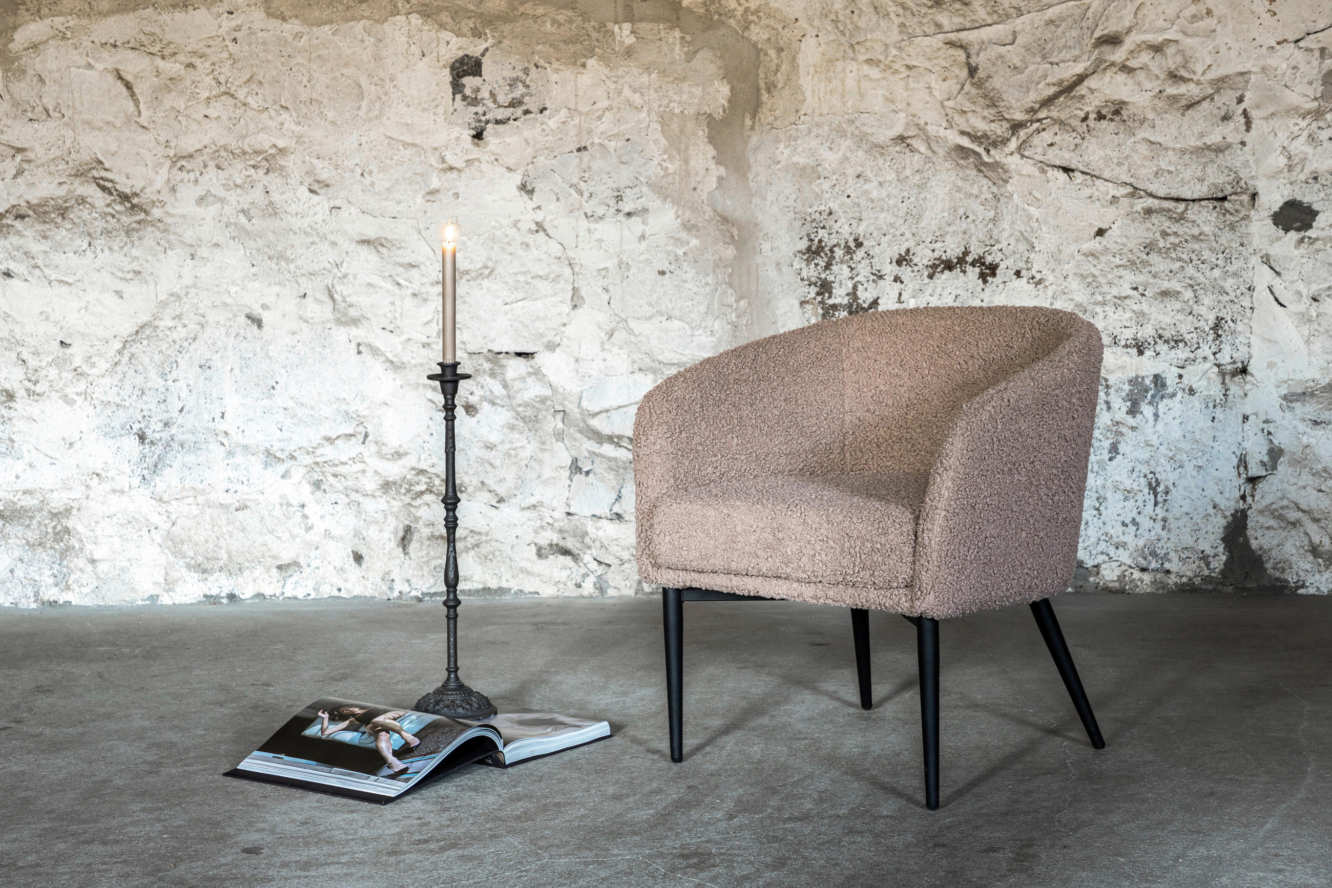 SESSEL in  - Design, Textil/Metall (83/70/64cm) - Livetastic