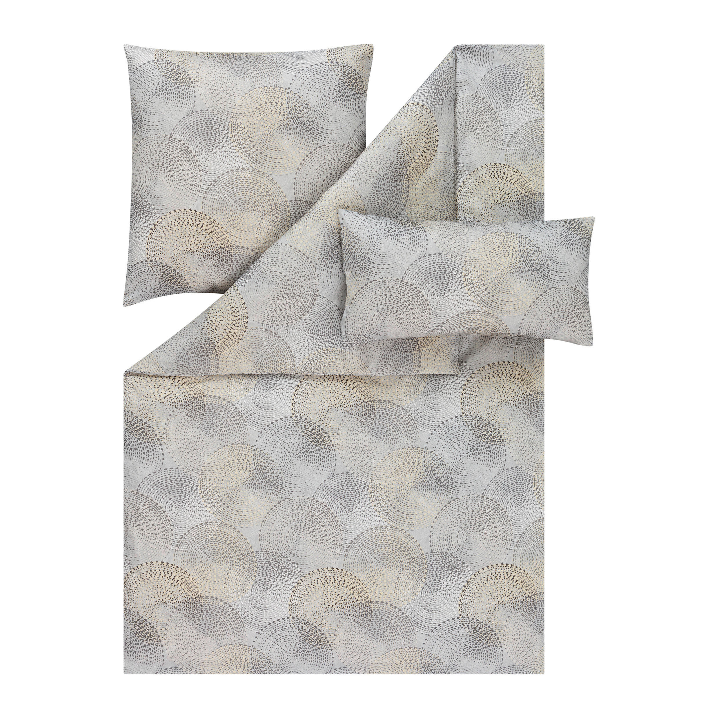 BETTWÄSCHE 135/200 cm Atelier Makosatin  - Grau, Design, Textil (135/200cm) - Estella