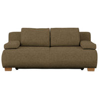 BOXSPRINGSOFA in Webstoff Hellgrün  - Naturfarben/Hellgrün, Modern, Holz/Textil (205/93/108cm) - Venda
