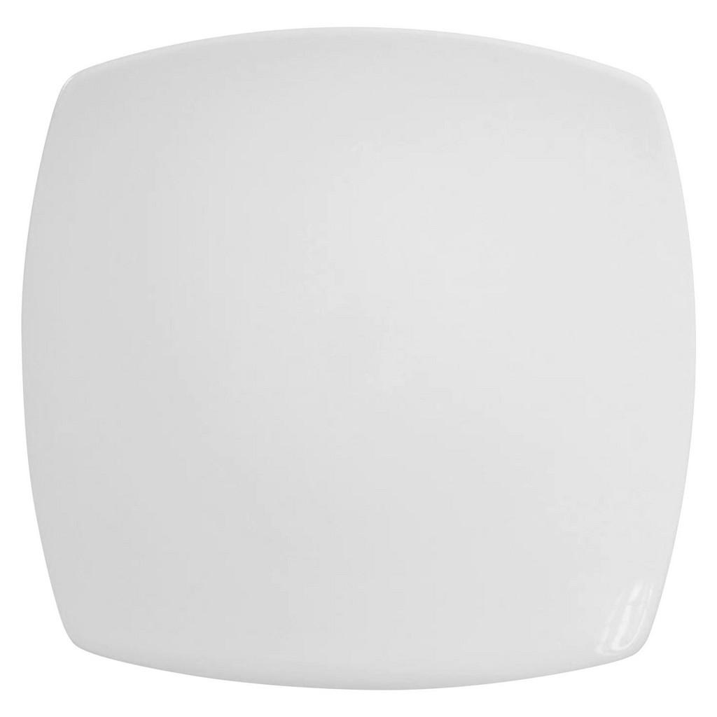 Dessertteller Porzellan Weiß Quadratisch Maya Ca. 20 Cm