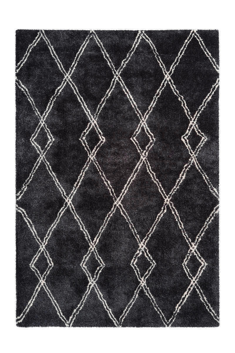 HOCHFLORTEPPICH  80/150 cm   Anthrazit   - Anthrazit, Design, Textil (80/150cm)