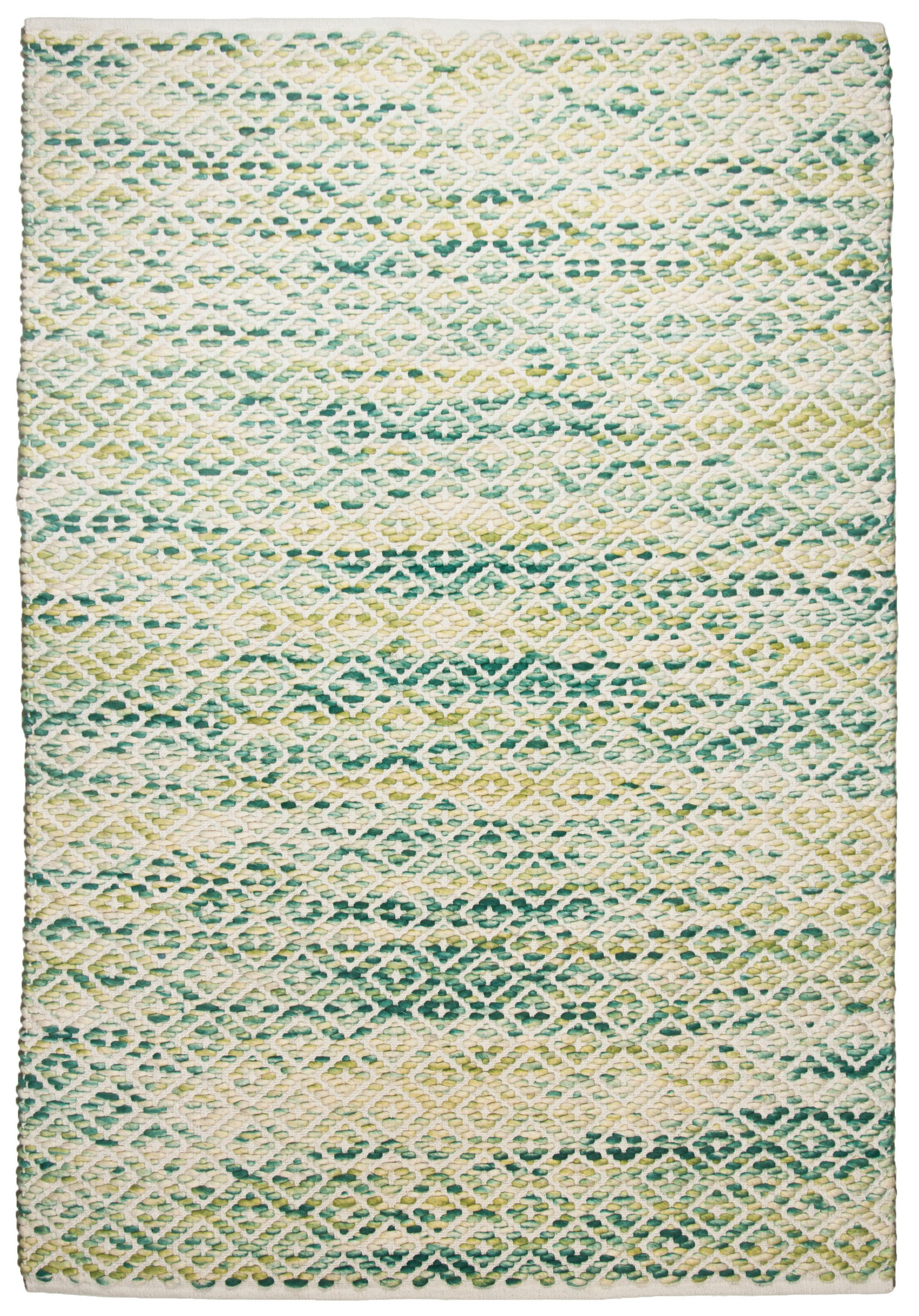 HANDWEBTEPPICH 160/230 cm  - Grün, Basics, Textil (160/230cm) - Tom Tailor