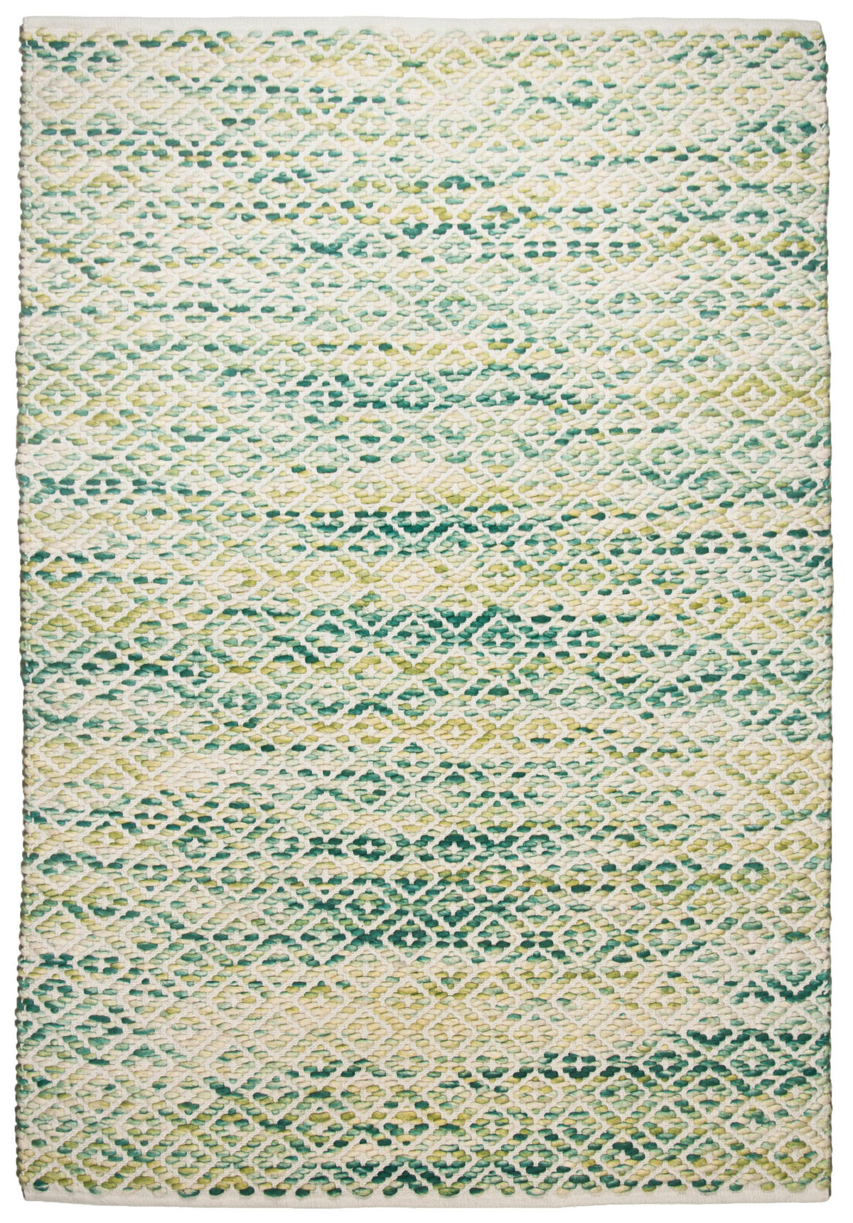 HANDWEBTEPPICH 160/230 cm Grün  - Grün, Basics, Textil (160/230cm) - Tom Tailor