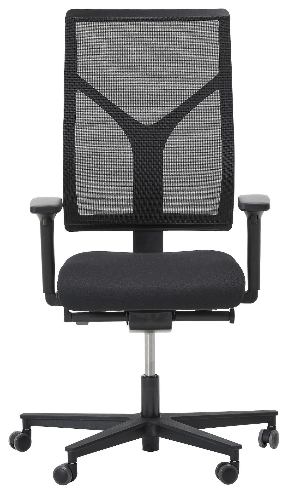 DREHSTUHL Schwarz  - Schwarz, KONVENTIONELL, Kunststoff/Textil (63/105/46cm) - Dieter Knoll