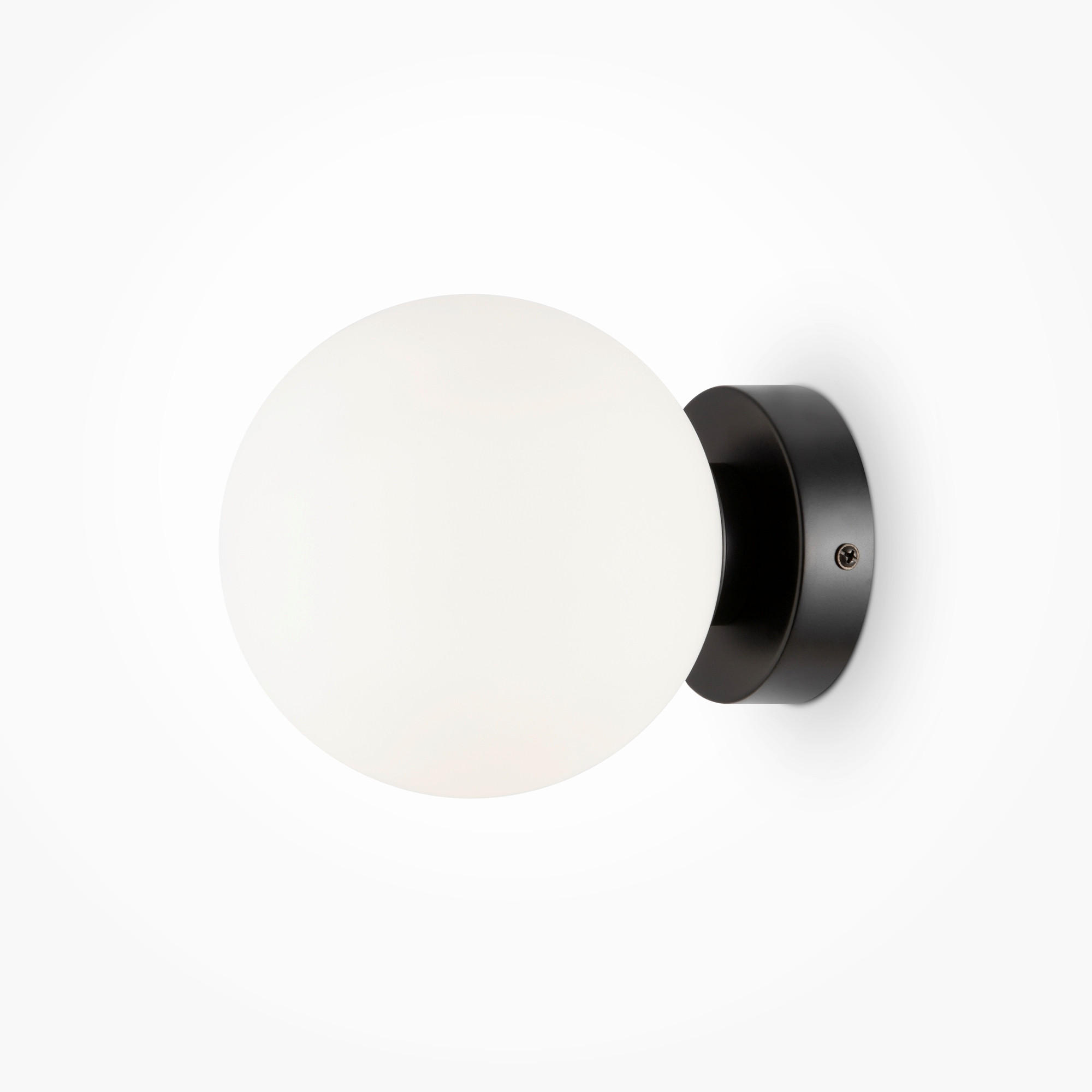 WANDLEUCHTE - Schwarz/Weiß, Trend, Glas/Metall (15/18cm) - MAYTONI