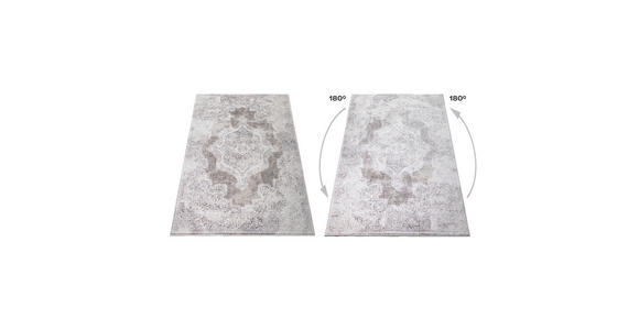 VINTAGE-TEPPICH 120/170 cm Victoria Weiß, Beige  - Beige/Weiß, Design, Kunststoff/Textil (120/170cm) - Novel