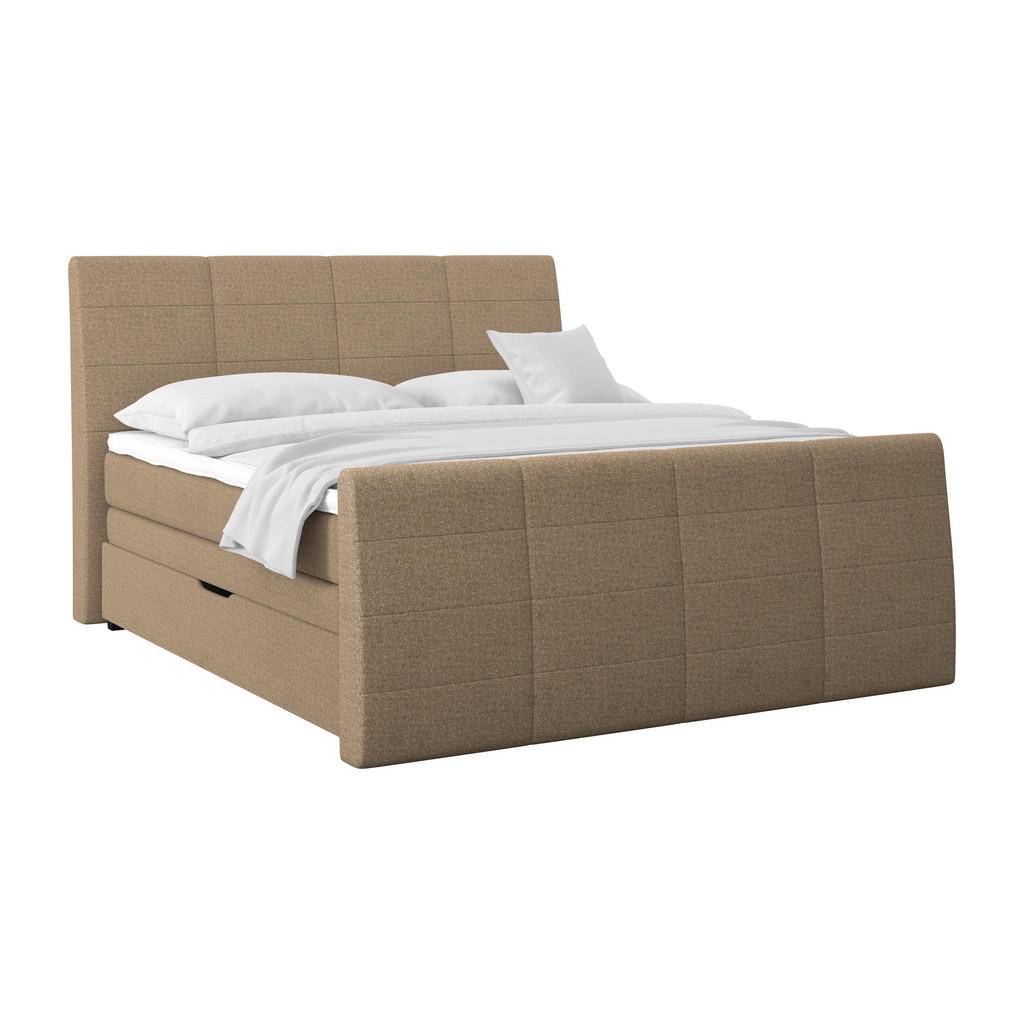Boxspringbett Mit Topper & Bettkasten 180x200 Libra