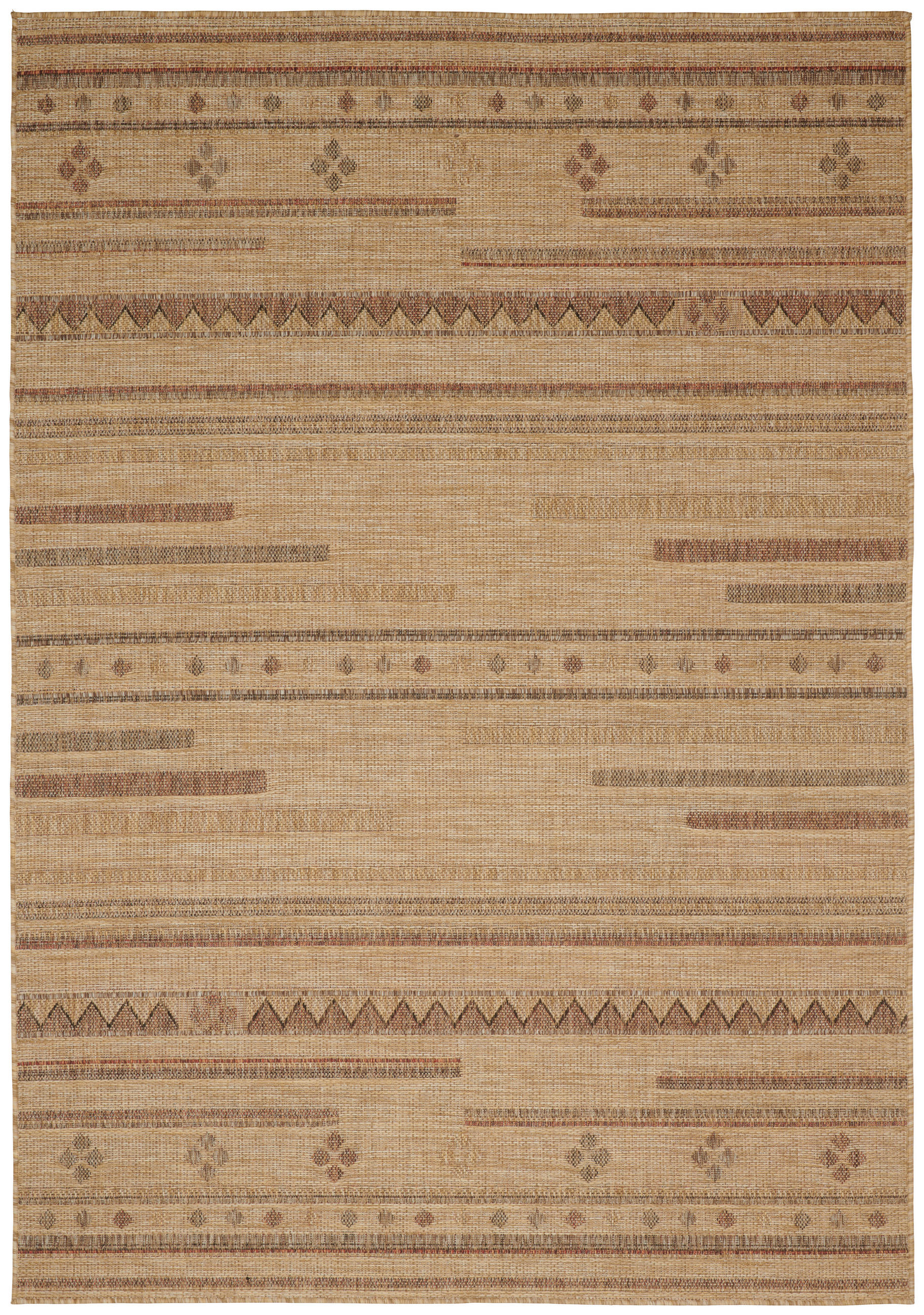 Covor Pentru Exterior  HIPPIE  - maro, Basics, textil (200/290cm) - Ambia Garden