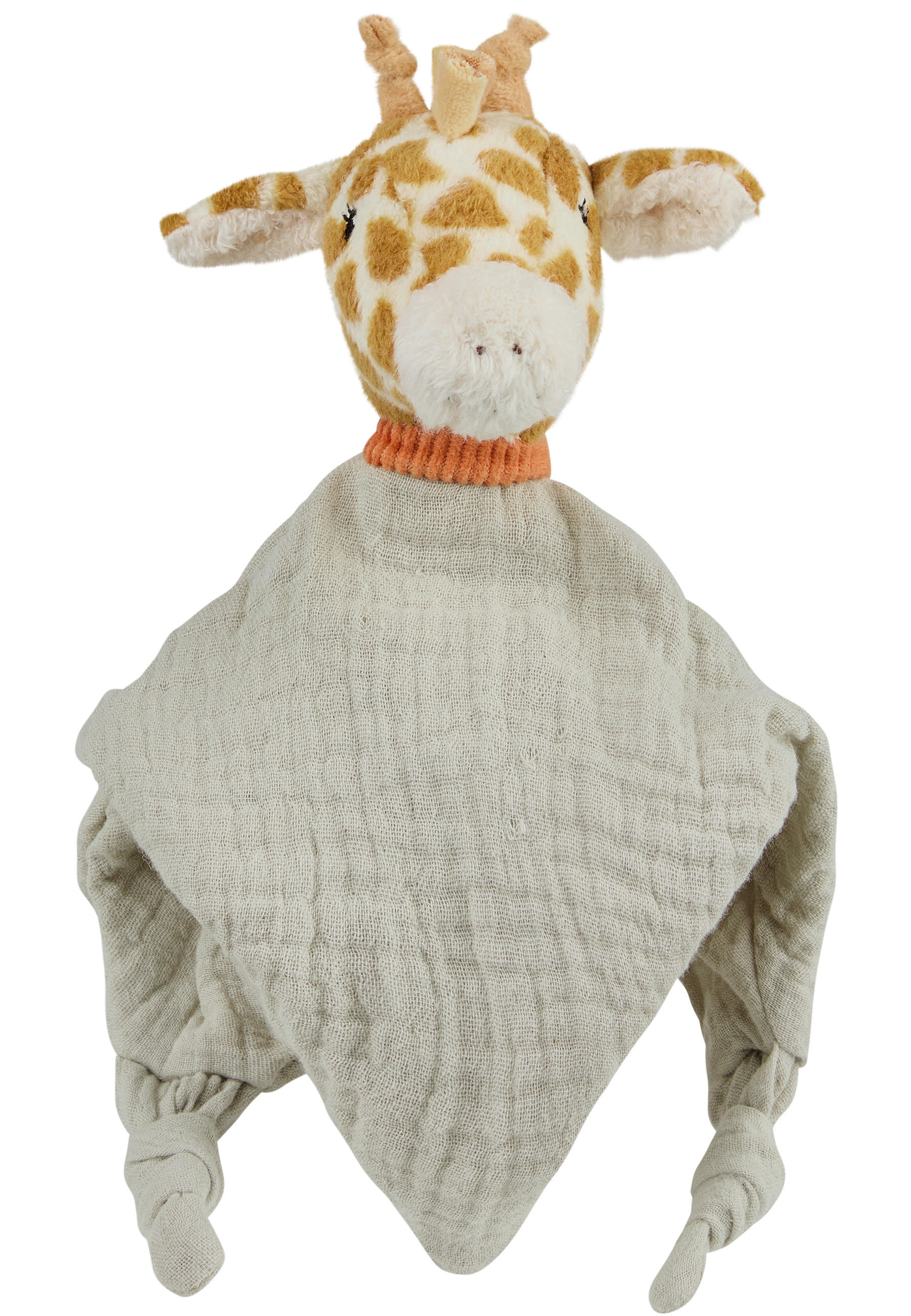 SCHMUSETUCH Giraffe Kaya  - Salbeigrün, Basics, Textil (26/5/7cm) - Sterntaler