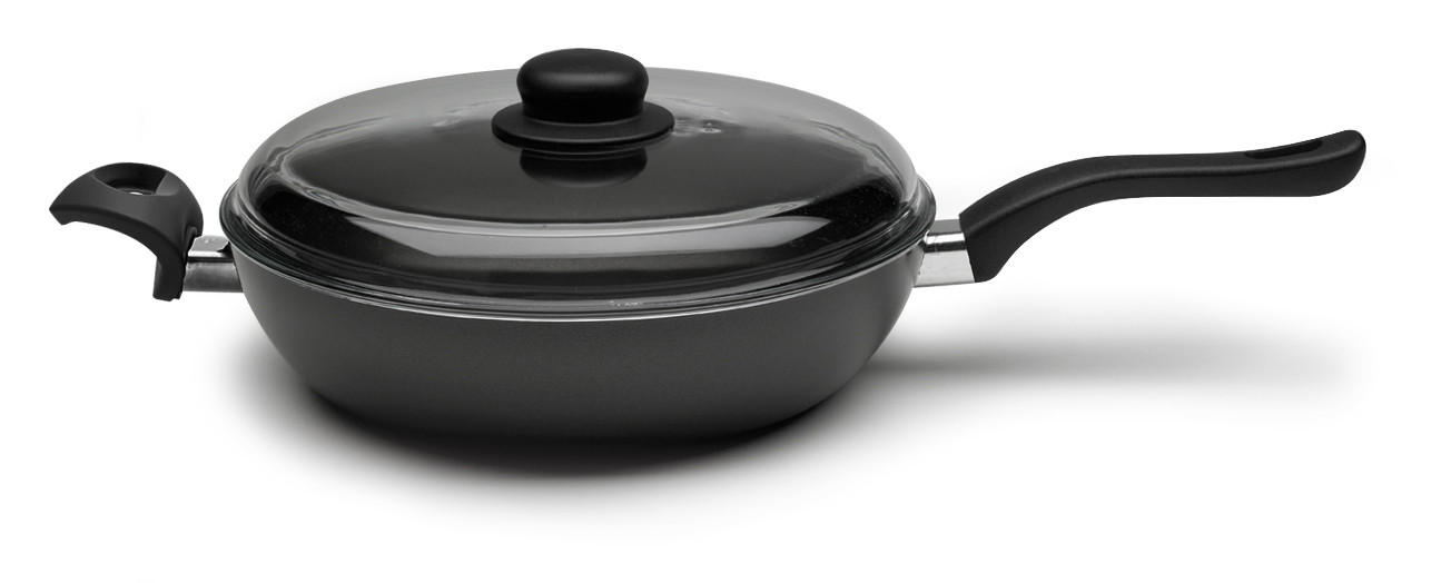 SCHMORPFANNE Garda PTFE-Antihaftbeschichtung 28 cm  - Schwarz, Basics, Metall (28cm) - Ballarini