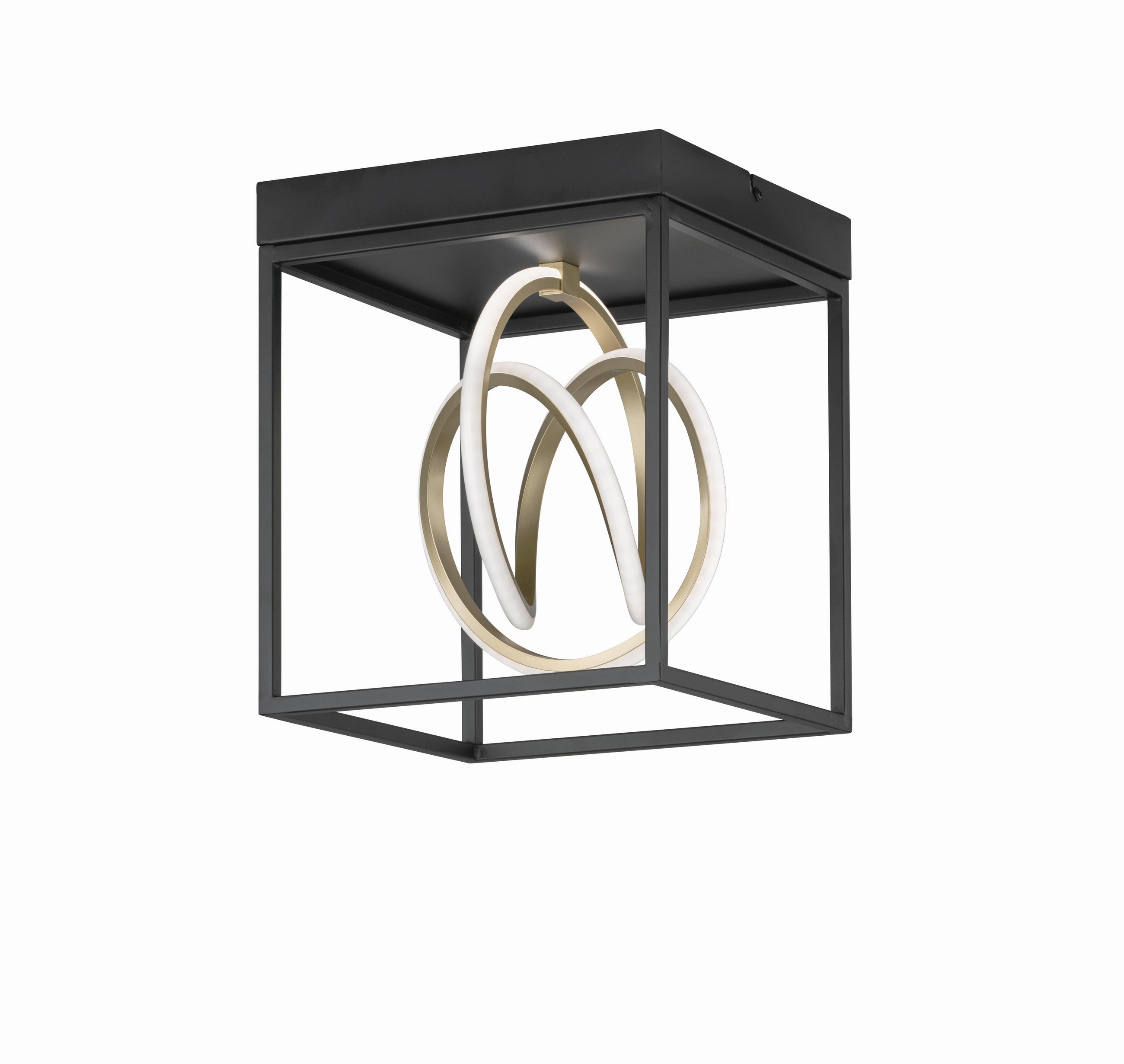 TAKLAMPA Gisi 25/25/30 cm  - svart, Design, metall (25/25/30cm) - Fischer & Honsel