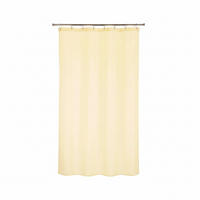 DUSCHVORHANG BIO 180/200 cm  - Sandfarben, Basics, Kunststoff (180/200cm) - Spirella