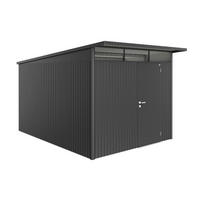 GERÄTEHAUS 260/222/380 cm  - Dunkelgrau, Basics, Metall (260/222/380cm) - Biohort