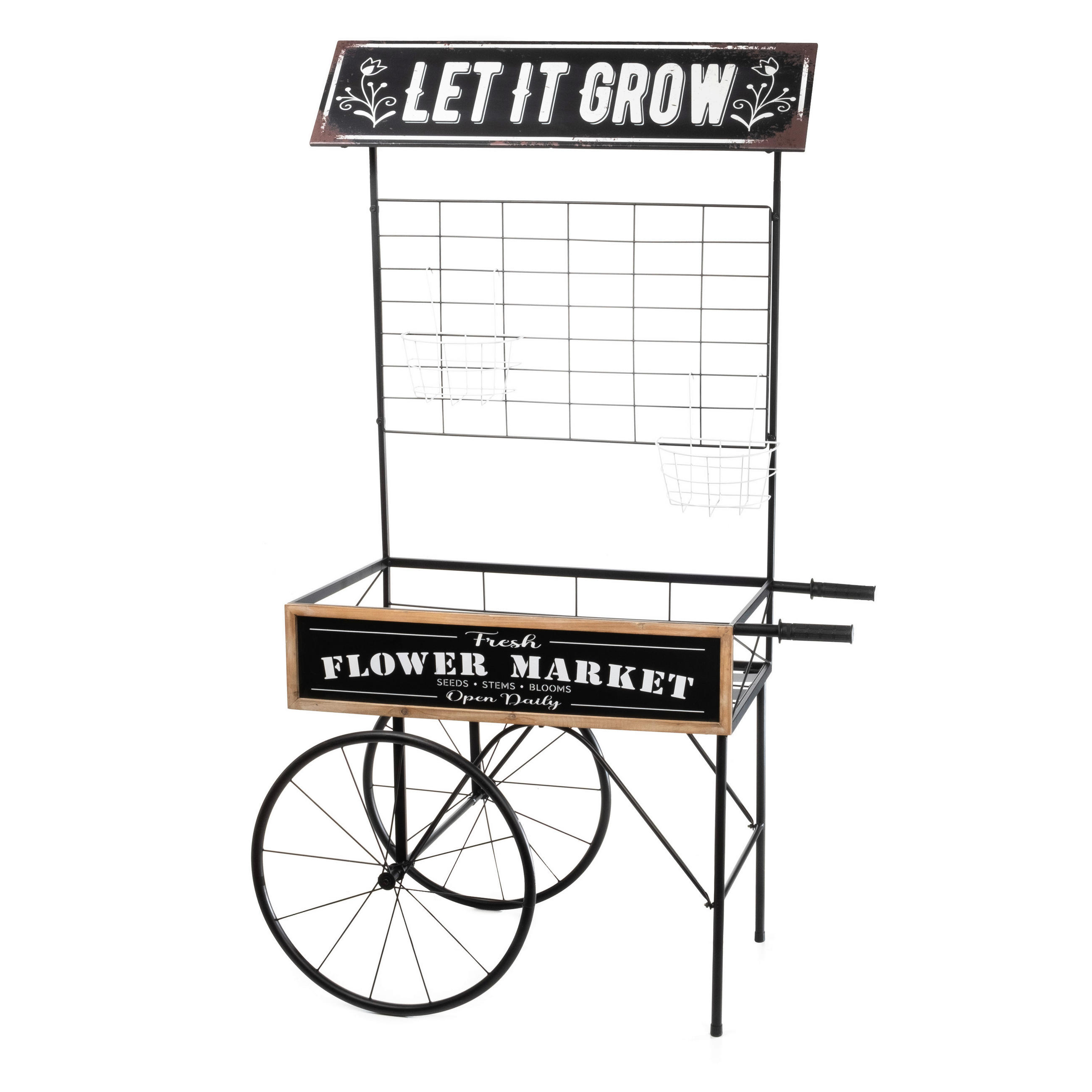 PLANTERINGSBORD i metall 100/57/175 cm    - svart, Lifestyle, metall (100/57/175cm)