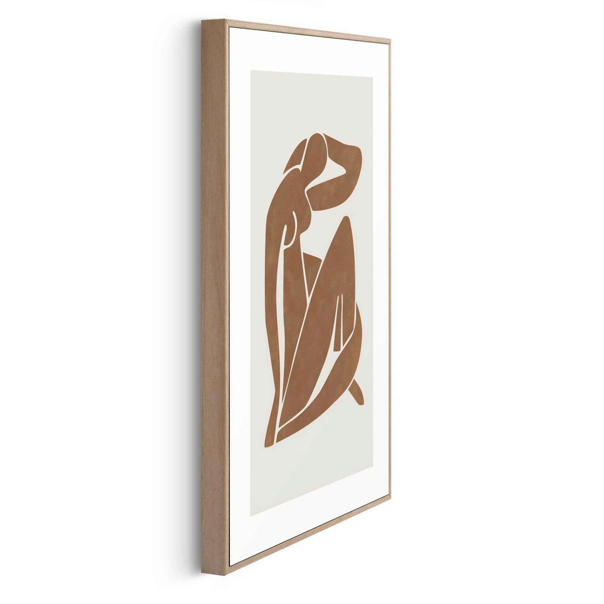 BILD Frauen  - Braun, Basics, Holz (30/20/2cm) - Reinders!