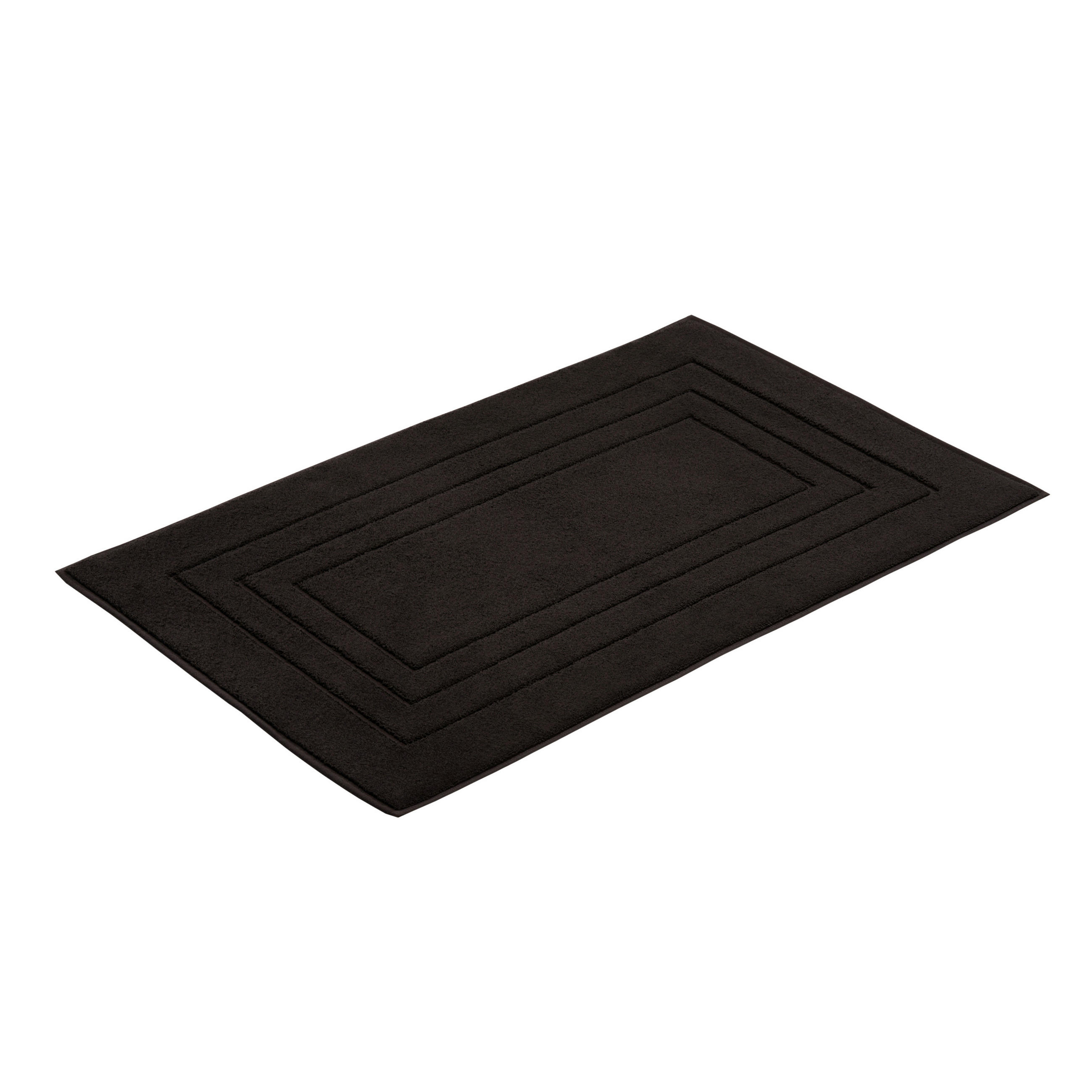 BADEMATTE Anthrazit Hochglanz 67/120 cm  - Anthrazit Hochglanz, Basics, Textil (67/120cm) - Vossen