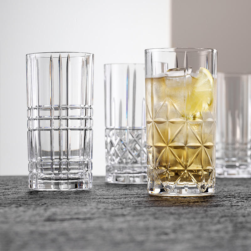 SET ČAŠA  4-dijelni   Highland  - prozirno, Konvencionalno, staklo (16cm)