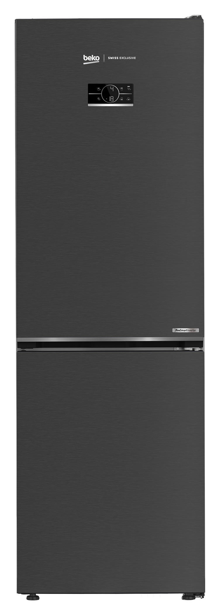 KÜHL-GEFRIER-KOMBINATION KG530  - Grau, Kunststoff/Metall (59,5/186,5/66,3cm) - Beko