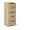 KOMMODE  in 40/100/35 cm  - Dunkelgrau/Eiche Artisan, Design, Holzwerkstoff/Metall (40/100/35cm) - Carryhome
